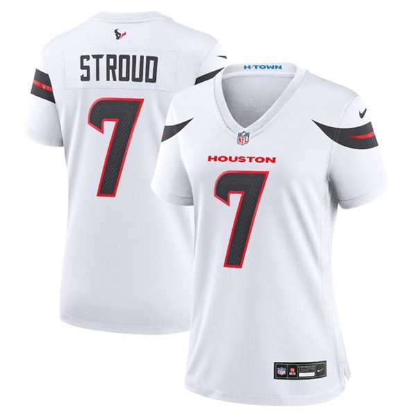 Women's Houston Texans #7 C.J. Stroud White 2024 Stitched Jersey Dzhi,We sell and wholesale Women's Houston Texans #7 C.J. Stroud White 2024 Stitched Jersey Dzhi on line form chian!